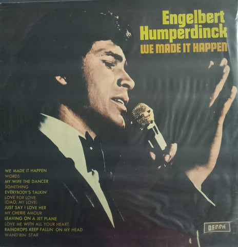 “ENGELBERT HUMPERDINCK – We made it happen”1970, English Vinyl LP – Bollywood Film Vinyl LP
