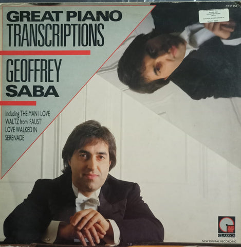 “GREAT PIANO TRANSCRIPTIONS”1987, English Vinyl LP – Bollywood Film Vinyl LP