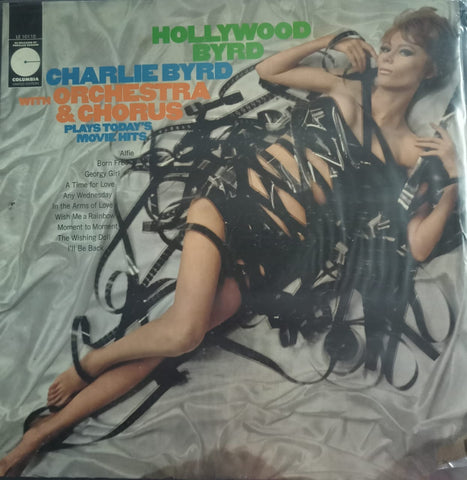 “HOLLYWOOD BYRD CHARLIE BYRD WITH ORCHESTRA & CHORUS”1967,  English Vinyl LP – Bollywood Film Vinyl LP