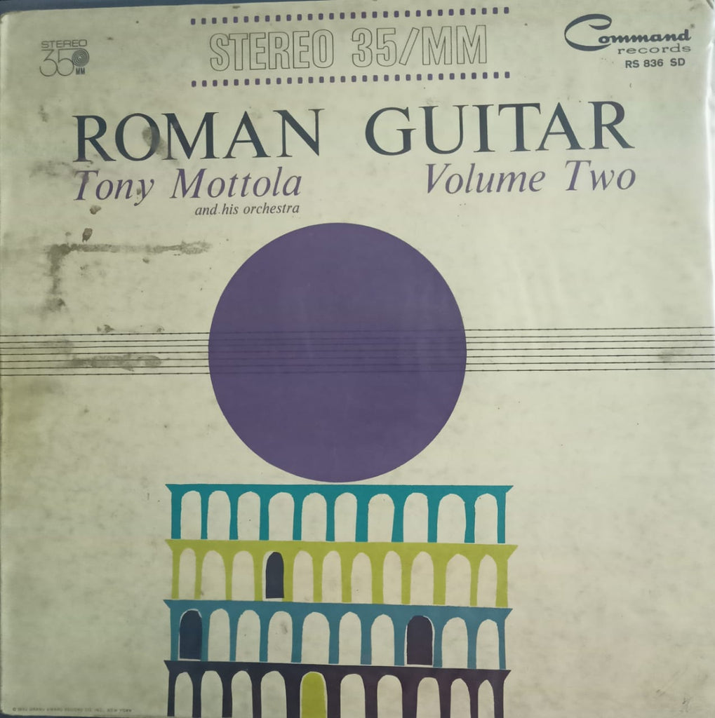 “ROMAN GUITAR ,VOL.2 – Tony Mottola & his Orchestra ”, English Vinyl LP – Bollywood Film Vinyl LP