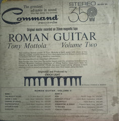 “ROMAN GUITAR ,VOL.2 – Tony Mottola & his Orchestra ”, English Vinyl LP – Bollywood Film Vinyl LP