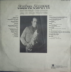 “FAUSTO PAPETTI AND HIS MAGIC SAXOPHON PLAY’S 20 MAGIC WORLD - HITS”1977, English Vinyl LP – Bollywood Film Vinyl LP