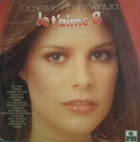 “JET’AIME – TRAUM MELODIEN 8”, English Vinyl LP – Bollywood Film Vinyl LP