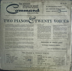 “TWO PIANOS AND TWENTY VOICES”1960, English Vinyl LP – Bollywood Film Vinyl LP