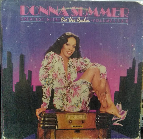 "DONNA SUMMER GREATEST HITS ON THE RADIO VOLUME 1 & 2" English vinyl LP