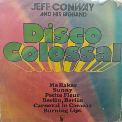 "JEFF CONWAY DISCO COLOSSAL" English vinyl LP