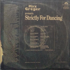 "MAX GREGER STRICTLY FOR DANCING" English vinyl LP