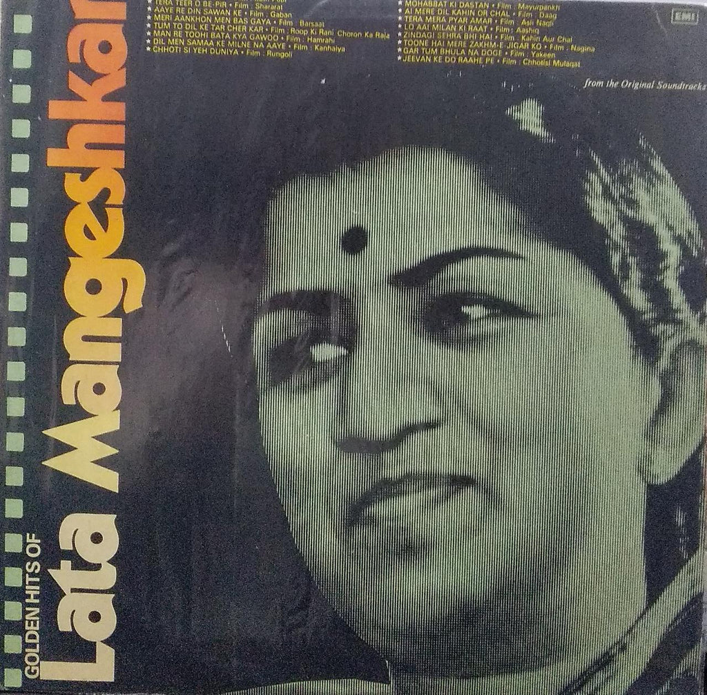 "GOLDEN HITS OF LATA MANGESHKAR" Hindi vinyl LP