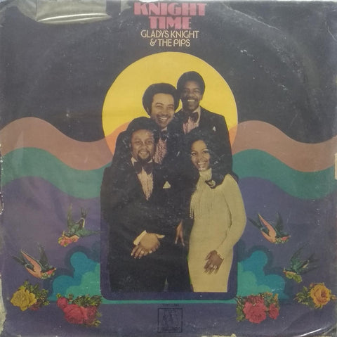 "GLADYS NIGHT AND THE PIPES "KNIGHT TIME" English vinyl LP