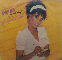 "SHE WORKS HARD FOR THE MONEY" English vinyl LP