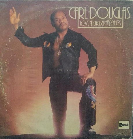 "CARL DOUGLAS LOVE PEACE AND HAPPINESS" English vinyl LP