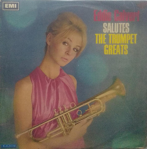 "EDDIE CALVERT SALUTES THE TRUMPET GREATS" English vinyl LP