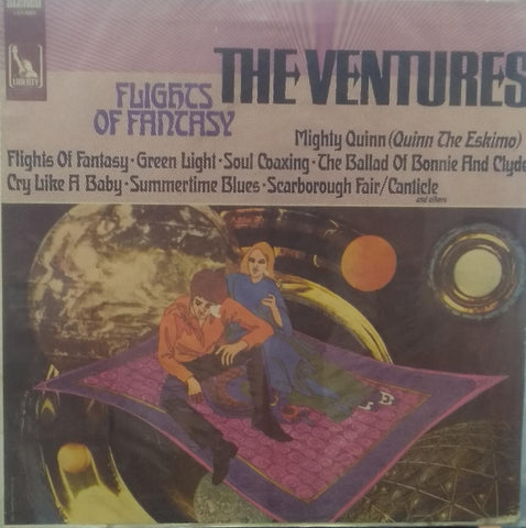 "FLIGHTS OF FANTASY THE VENTURES" English vinyl LP