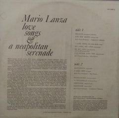 "MARIO LANZA LOVE SONGS & A NEPOLITAN SERENADE" English vinyl LP