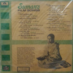 "SUMAN'S FILM SONGS" Hindi vinyl LP