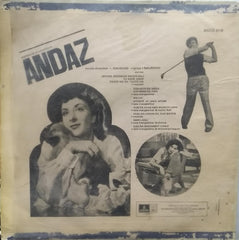 "ANDAZ" Hindi vinyl LP