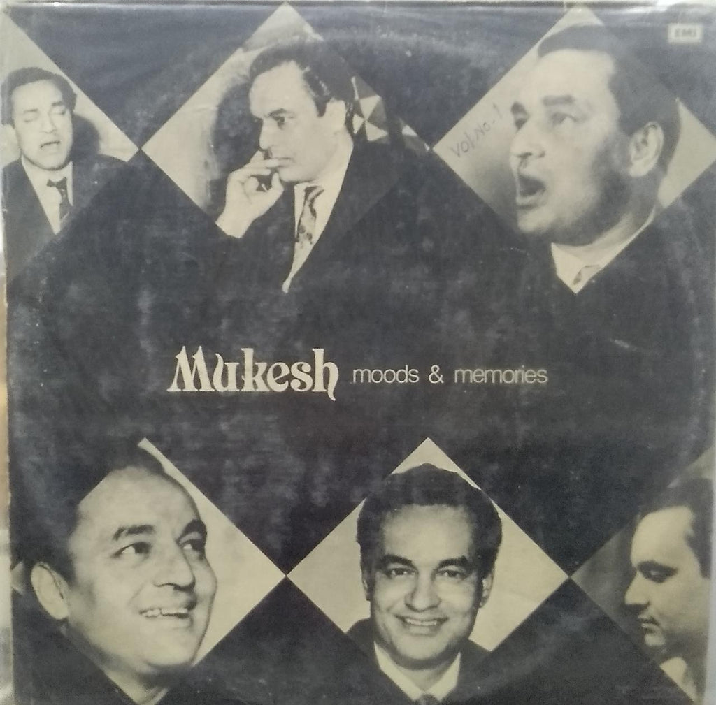 "MOODS & MEMORIES MUKESH" Hindi vinyl LP