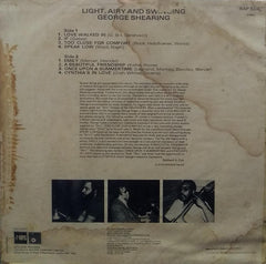 "GEORGE SHEARING LIGHT - AIRY & SWINGING" English
