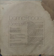 "DONNA RHODES I SEE LOVE" English vinyl LP
