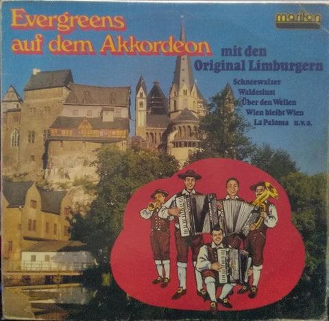 "EVERGREENS AUF DEM AKKORDEON" English vinyl LP