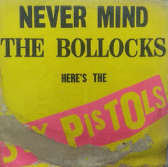 "NEVER MIND THE BOLLOCKS HERE'S THE SEX PISTOLS" English vinyl LP