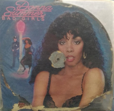 "DONNA SUMMER BAD GIRLS" English vinyl LP