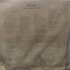 "ARETHA TEN YEARS OF GOLD" English vinyl LP