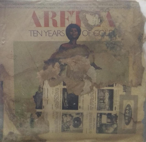 "ARETHA TEN YEARS OF GOLD" English vinyl LP