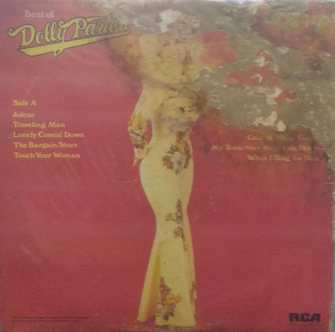 "BEST OF DOLLY PARTON" English vinyl LP