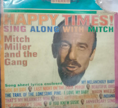 "SATURDAY NIGHT SING ALONG WITH MITCH MITCH MILLER AND THE GANG" English vinyl LP