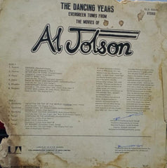 "THE DANCING YEARS-VOLUME TWO THE SUNSET DANCE ORCHESTRA-AL JOLSON" English vinyl LP"