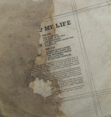 "THIS IS MY LIFE JENNER CAUTION" English vinyl LP