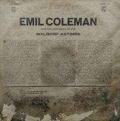 "EMIL COLEMAN AND HIS ORCHESTRA AT THE WALDORF-ASTORIA" English vinyl LP