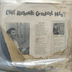 "CLIFF RICHARD'S GREATEST HITS VOL.2" English vinyl LP