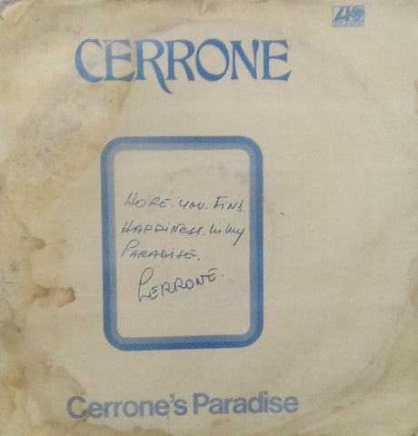 "CERRONE'S PARADISE" English vinyl LP