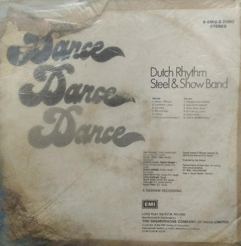 "DANCE DANCE DANCE DUTCH RHYTHM STEEL & SHOW BAND" English vinyl LP