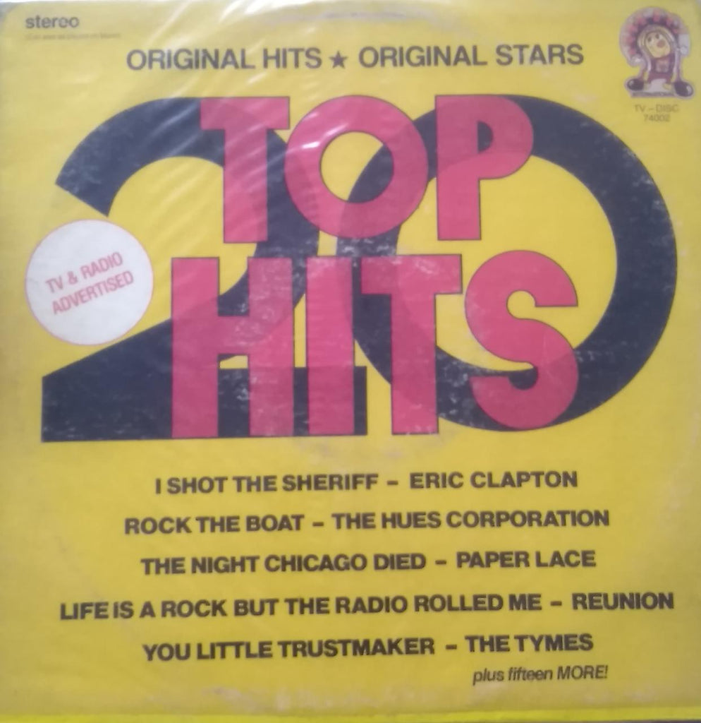"TOP 20 HITS" English vinyl LP