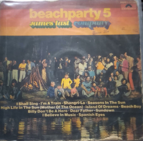"BEACH PARTY 5 JAMES LAST COMPANY" English vinyl LP