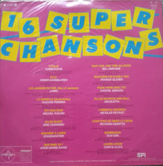 "16 SUPER CHANSONS" English vinyl LP