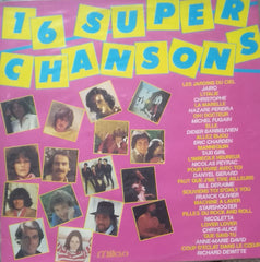 "16 SUPER CHANSONS" English vinyl LP