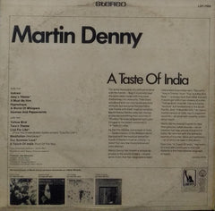 "A TASTE OF INDIA MARTIN DENNY" English vinyl LP