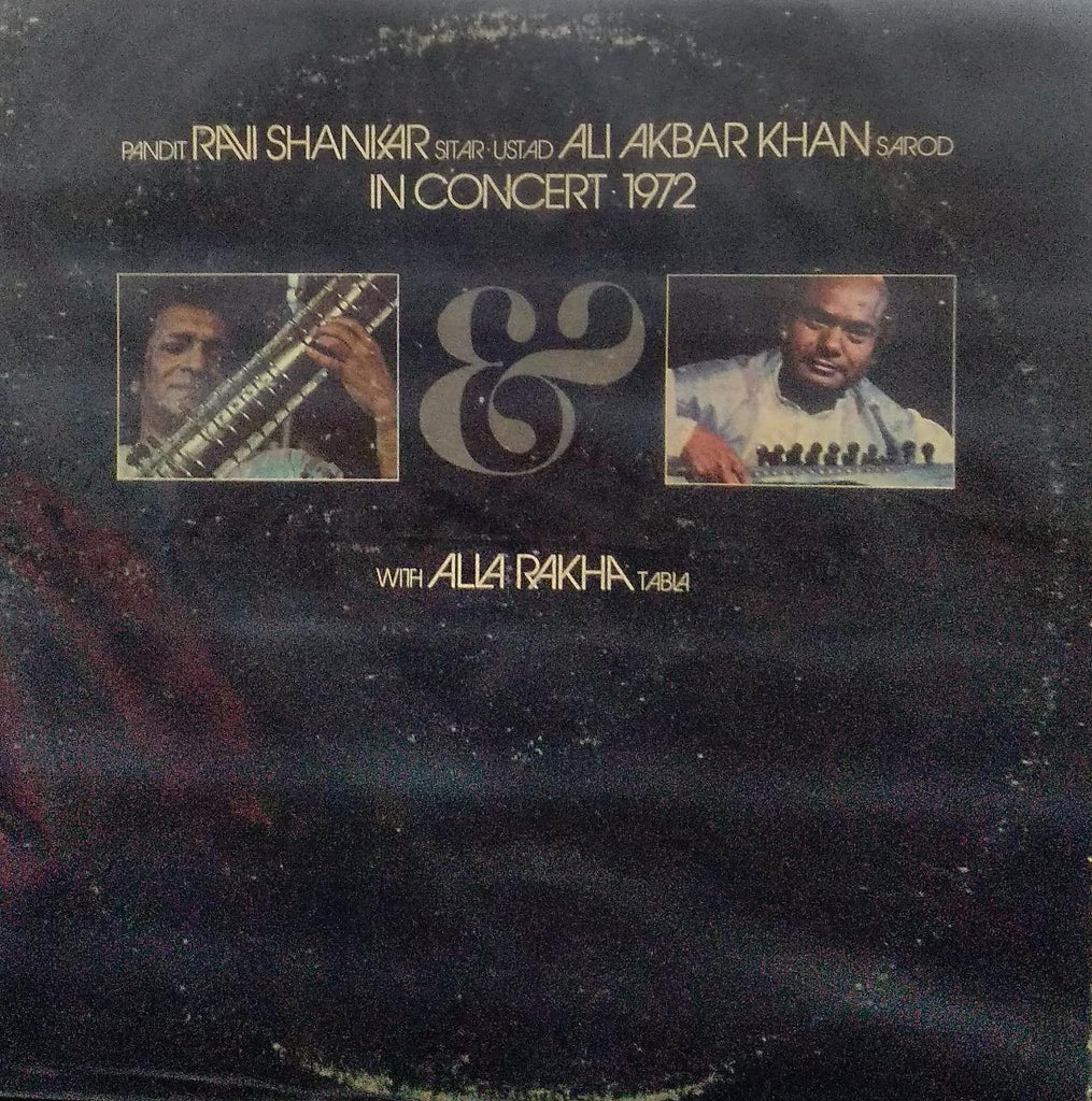 "RAVI SHANKAR & ALI AKBAR KHAN IN CONCERTO 1972" Hindi vinyl LP